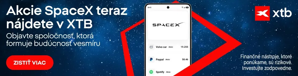 Akcie SpaceX teraz nájdete v XTB